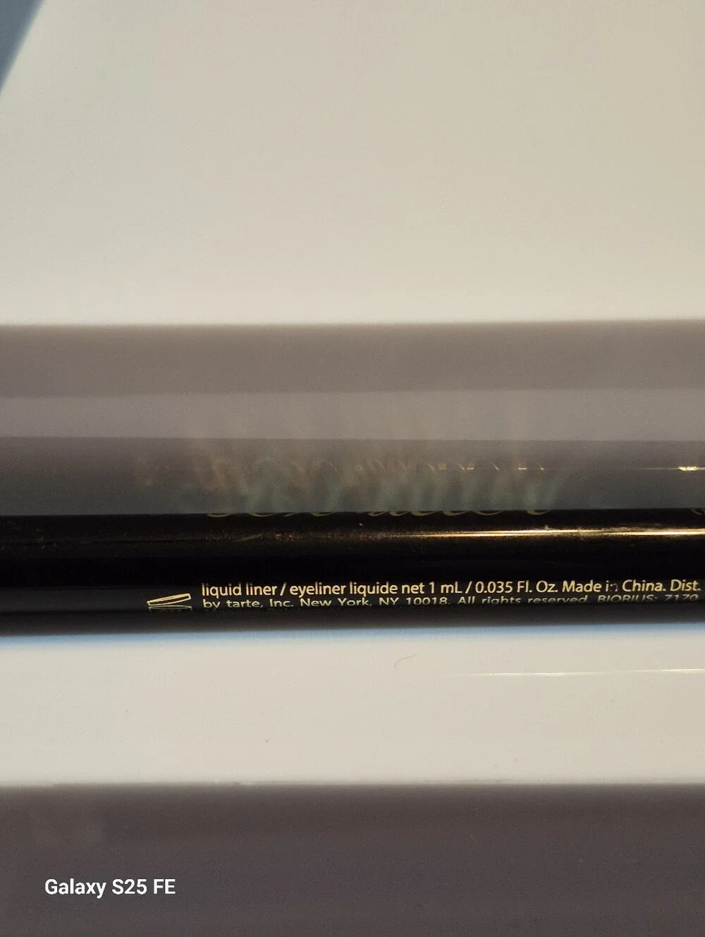 Tarte Sex Kitten Liquid Eyeliner: Black, .035oz (Travel Size), NWOB